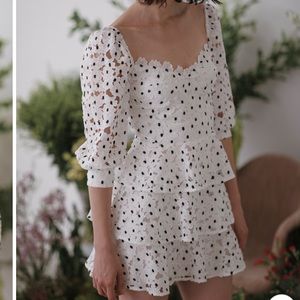 Designer Sau Lee Lace Dress